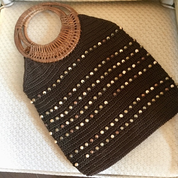 Boho macrame clutch - Picture 3 of 8